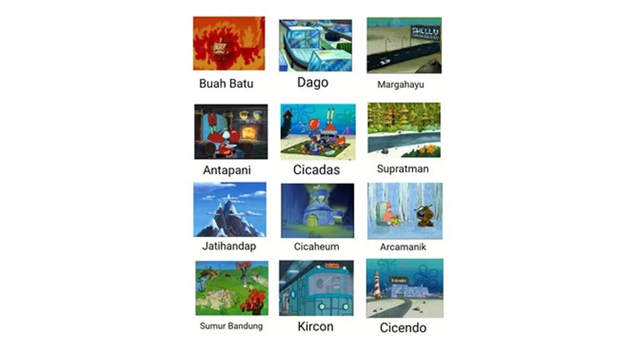 Penampakan Bikini Bottom Di Kartun Spongebob Versi Kota Di Indonesia Mirip Enggak Citizen