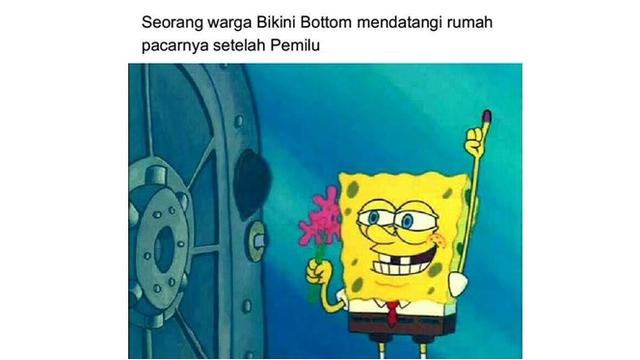 Imajinasi Kocak Suasana Pemilu Di Bikini Bottom Siapa Yang Terpilih Hot Liputan