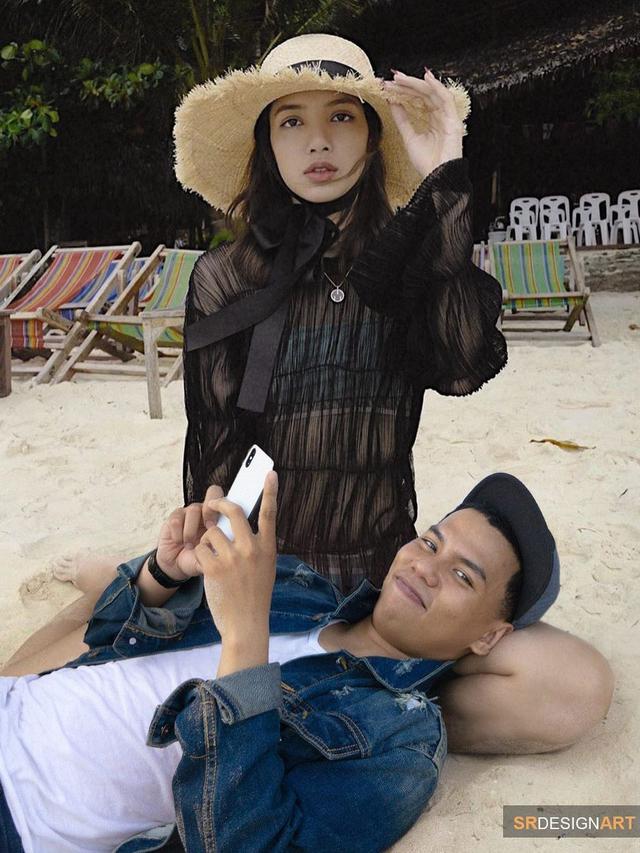 Editan Foto Pria Liburan Bareng Artis Cewek Di Pantai Ini Bikin Ngakak Hot Liputan