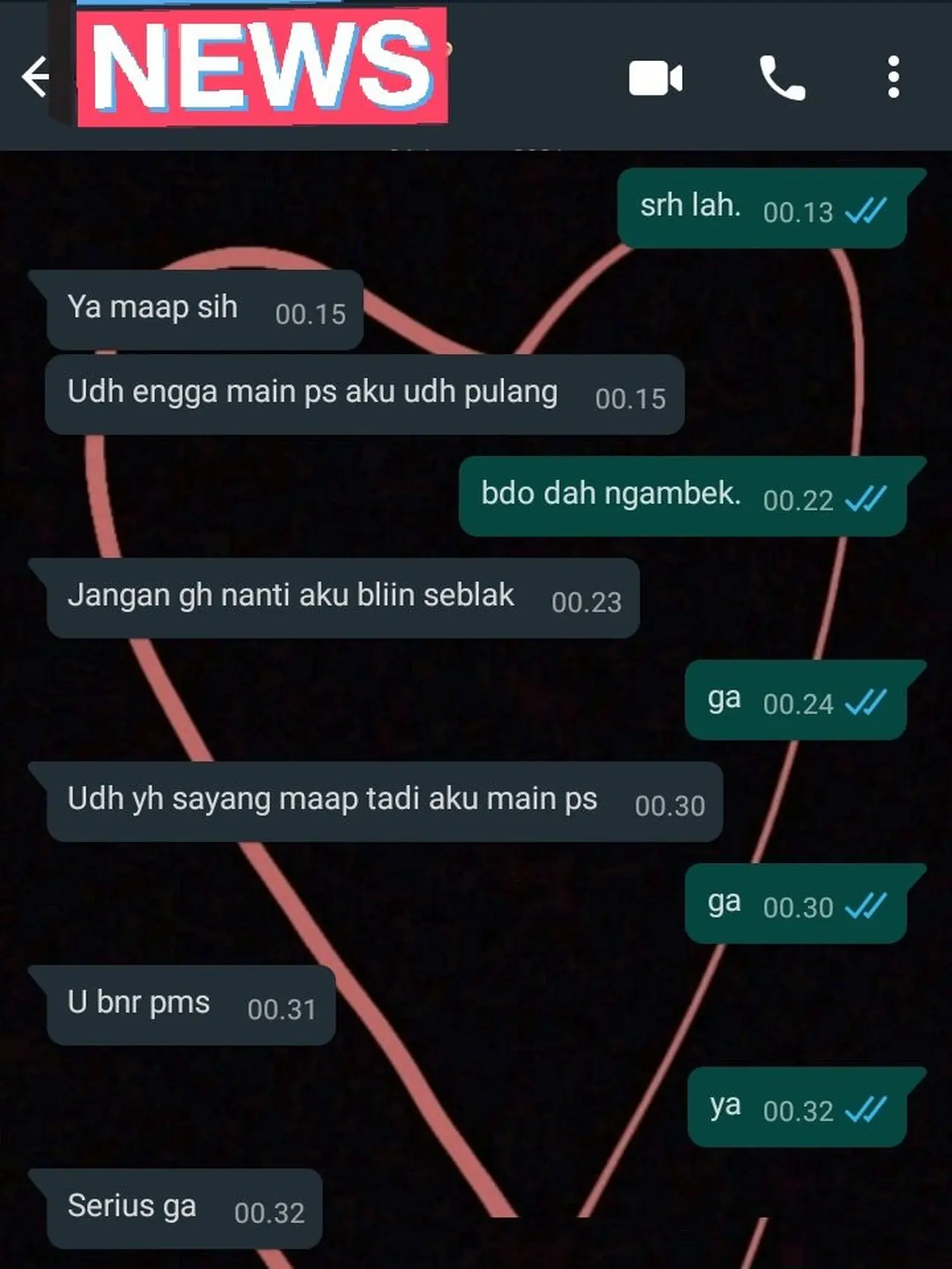Chat Cowok Minta Maaf Ke Pacar Ketika Berantem Ini Bikin Senyum Hot Liputan