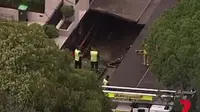 Sinkhole Sedalam 10 Meter Menganga di Dekat Rumah PM Australia (ScreenCap Channel 7)