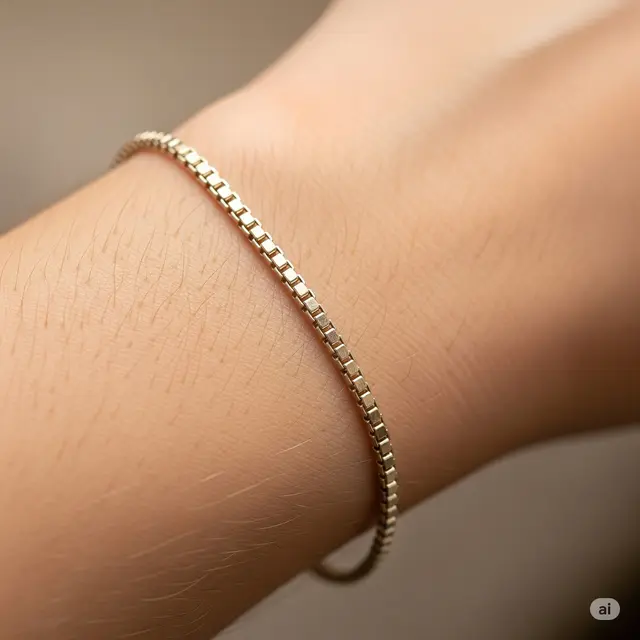 Model Gelang Emas Putih 750 untuk Tangan Kurus