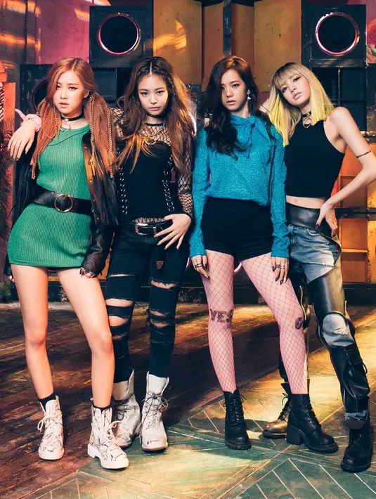 Grup asuhan YG Entertainment ini mengungkapkan janji mereka jika berhasil menempati posisi pertama di acara musik. Para personel BLACKPINK akan memakan popcorn dengan melemparnya terlebih dahulu. (Foto: soompi.com)