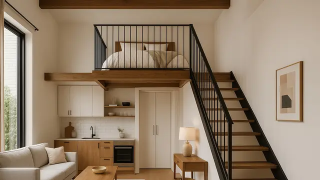 8 Model Rumah Kecil 3x6 dengan Mezzanine 2 Lantai Mini/Ilustrasi gambar oleh AI