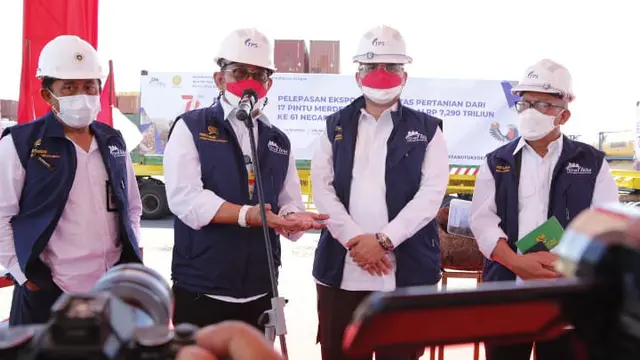 Presiden Jokowi Puji Sektor Pertanian pada Merdeka Ekspor