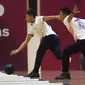 Aksi pebowling Indonesia, Ryan Lalisang (kanan) saat beraksi di Asian Games 2018 (ANTARA FOTO/INASGOC/Iqbal Lubis/thv/18)