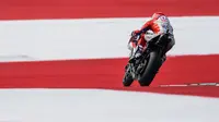 Pembalap Ducati, Andrea Dovizioso sukses merebut podium juara MotoGP Austria 2017 di Sirkuit Red Bull Ring, Minggu (13/8/2017). 