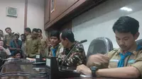 Ada 19 anggota panitia Diksar Mapala Unisi UII yang dikenai sanksi sedang hingga berat oleh Senat. (Liputan6.com/Yanuar H)