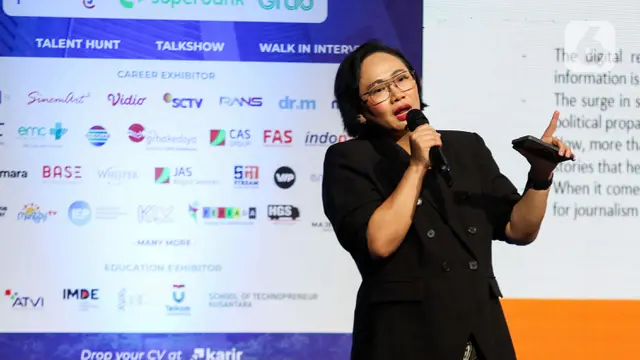 Pemimpin Redaksi Liputan6.com di Emtek Education & Career Festival 2024