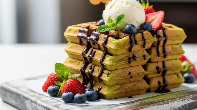 Matcha Waffle