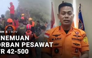 Upaya pencarian para korban kecelakaan pesawat ATR 42-500 di Kabupaten Maros, Sulawesi Selatan, membuahkan hasil. Hingga Minggu sore, ada satu jenazah berjenis kelamin pria ditemukan.