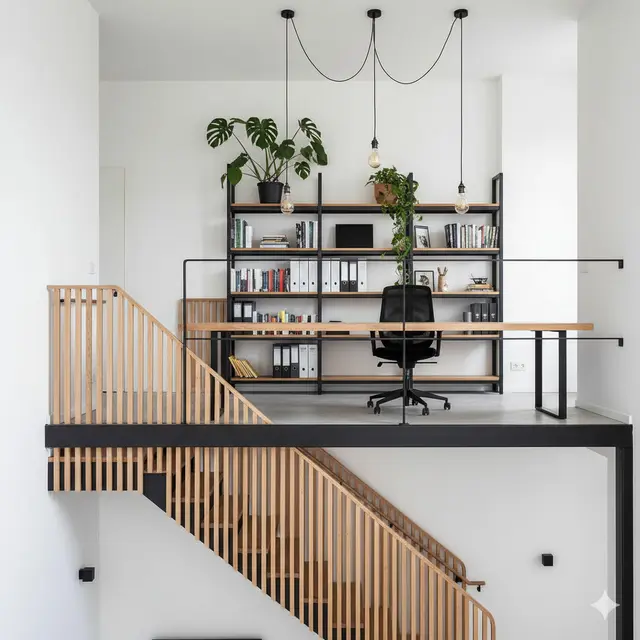 inspirasi desain mezzanine untuk ruang kerja
