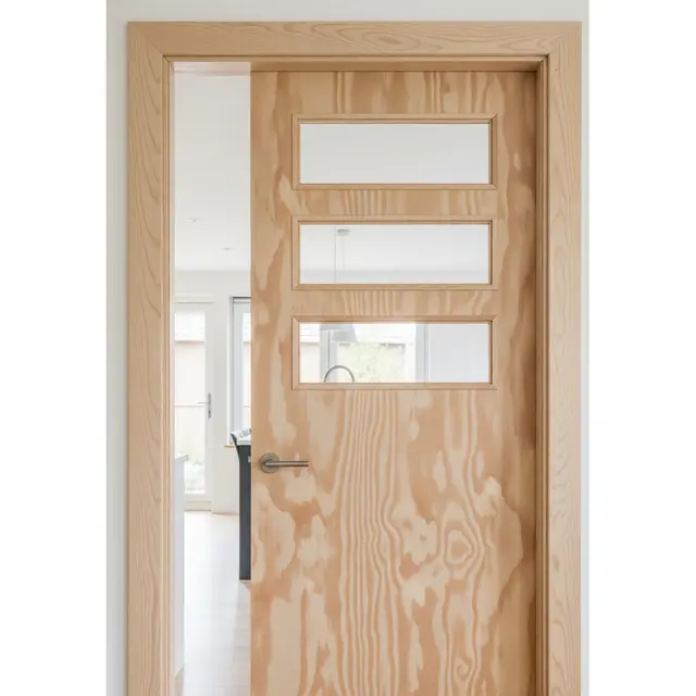 Model Pintu Rumah dari Triplek yang Awet dan Murah (AI)