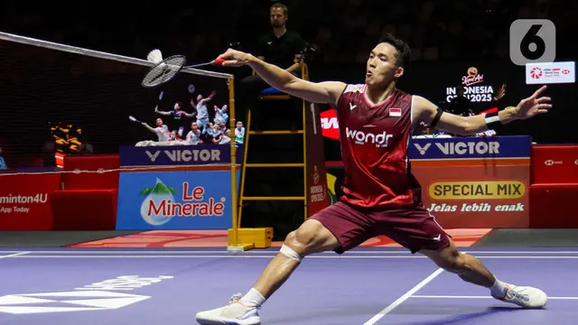Sempat Kalah di Gim Pertama, Jonatan Christie Bangkit dan Amankan Tiket 16 Besar Indonesia Open 2025