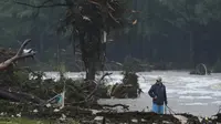 Banjir Bandang di Texas Picu 24 Orang Tewas, Curah Hujan Berbulan-bulan Turun dalam Hitungan Jam