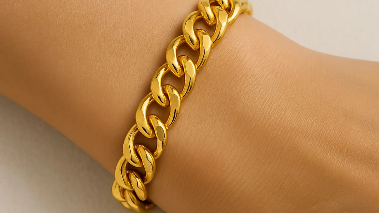 Model Gelang Emas Rantai 24 Karat