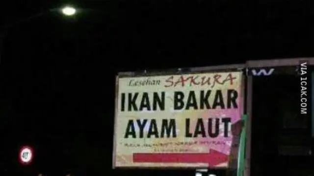 6 Cara Promosi Penjual Ayam dan Ikan Bakar Ini Nyeleneh, Bikin Heran
