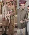 Busana pengantin adat ala artis.
