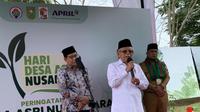 Wakil Presiden (Wapres) RI Ma’ruf Amin saat berkunjung ke Pankalan Kerinci Provinsi Riau, Senin (20/3/2023).