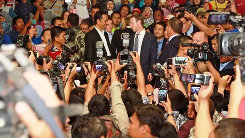 Mark Zuckerberg blusukan di Tanah Abang