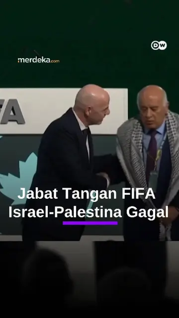 Momen Jabat Tangan Israel-Palestina di Kongres FIFA Jadi Sorotan