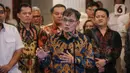 Dalam pertemuan itu, Budiman juga menyatakan bahwa ia datang tidak mewakili PDI-P, tetapi sebagai individu yang ingin berdiskusi dengan Prabowo. (Liputan6.com/Faizal Fanani)