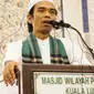 Ustad Abdul Somad saat berceramah di Masjid Wilayah Persekutuan Kuala Lumpur.