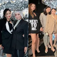 Adu Gaya Nagita Slavina, Nia Ramadhani, dan Titi Kamal Kenakan Blazer. [Instagram]