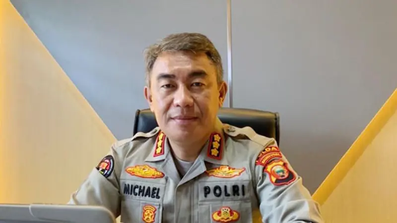 Kabid Humas Polda Sulut Kombes Pol Michael Irwan Thamsil saat jumpa pers pada Rabu (6/3/2024).