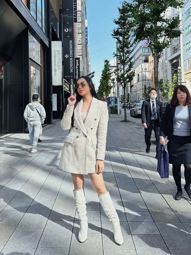 7 Potret Liburan Lyodra Ginting di Tokyo, Seru Banget