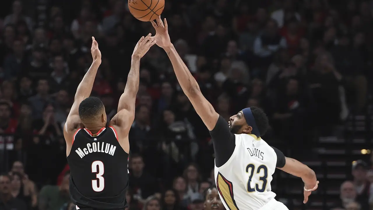 Anthony Davis Saat Melawan Blazers