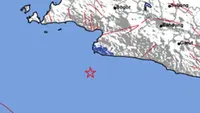 Gempa Magnitudo 4,3 Guncang Sukabumi, Terasa di Pelabuhan Ratu