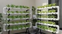 8 Desain Kebun Sayur Teras Pakai Pipa PVC, Praktis untuk Rumah Minimalis