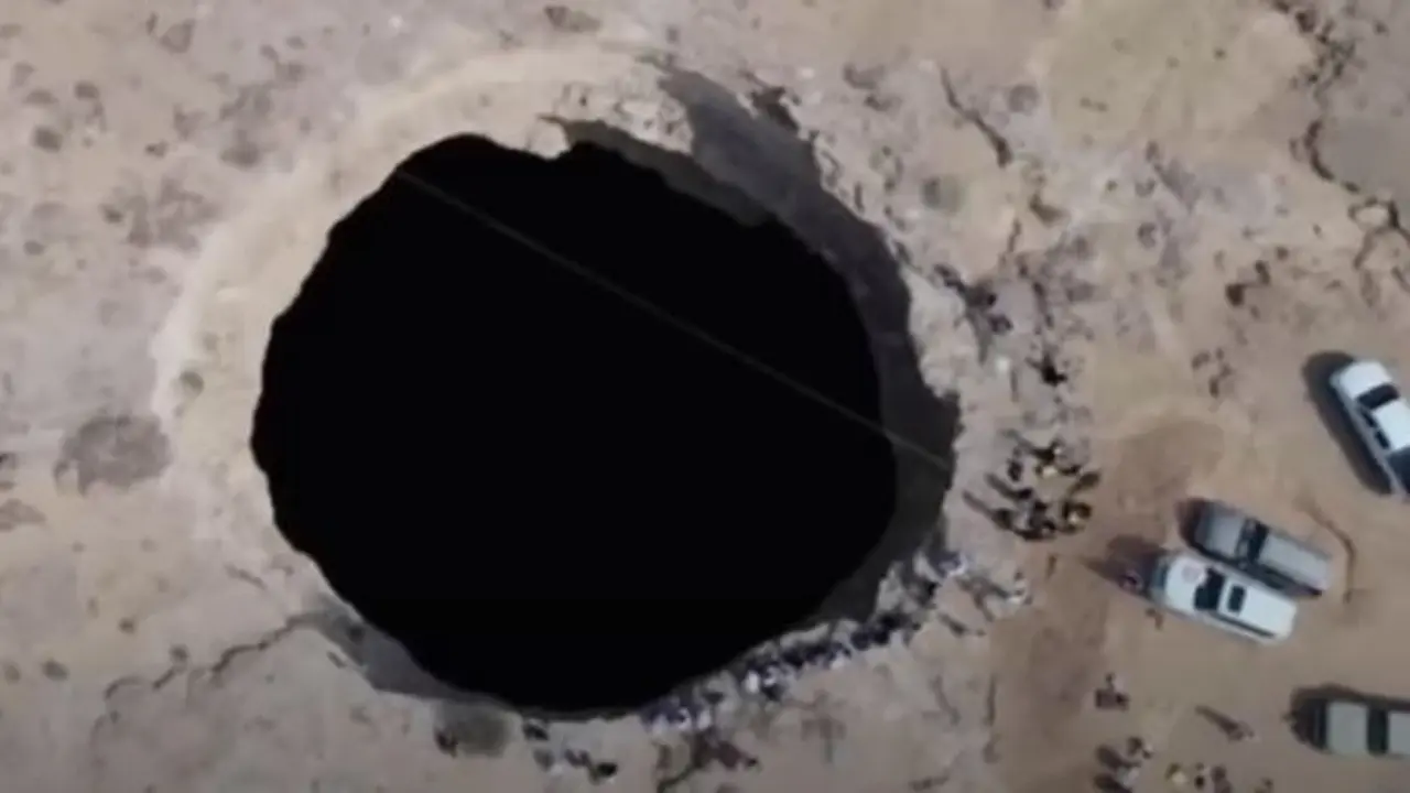 Sumur Barhut, Hadramaut, Yaman. (Tangkapan layar YT Bumi Semesta)