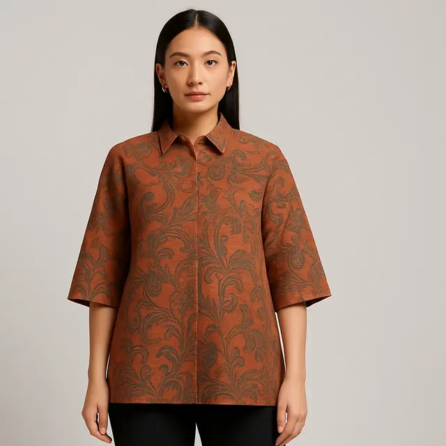 7 Model Baju Batik Lengan Lurus, Simpel tapi Mewah untuk Acara Resmi