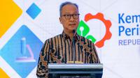 Menteri Perindustrian Agus Gumiwang Kartasasmita pada peresmian gedung pendidikan SMK-SMAK Bogor, Rabu (18/9/2024). (Dok. Kemenperin)