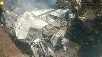 Kecelakaan bus di Limpopo, Afrika Selatan. (Limpopo Departmenet of Transport)