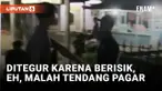 Main Gitar Malam-malam, Pria Ini Tendang Pagar Warga Saat Ditegur