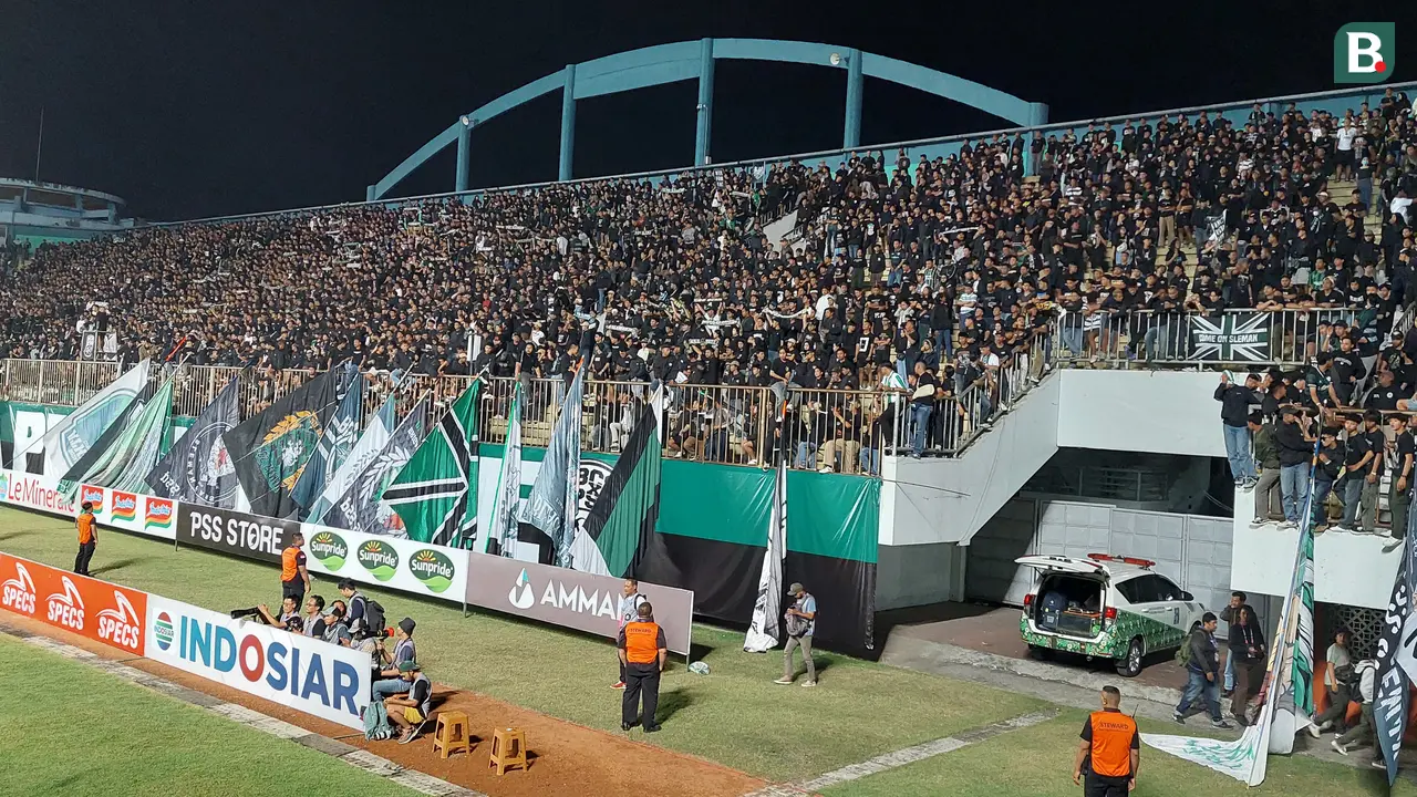 FOTO Suporter Fanatik PSS Sleman