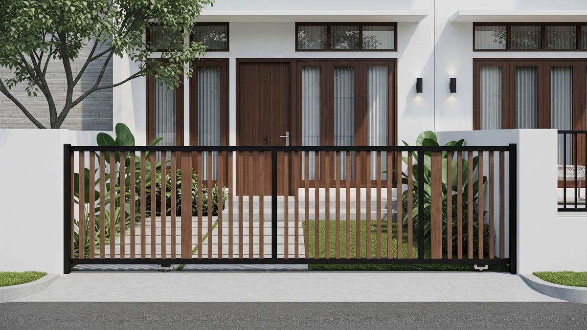 9 Model Pagar Geser Tanpa Rel Bawah, Aman untuk Anak di Rumah