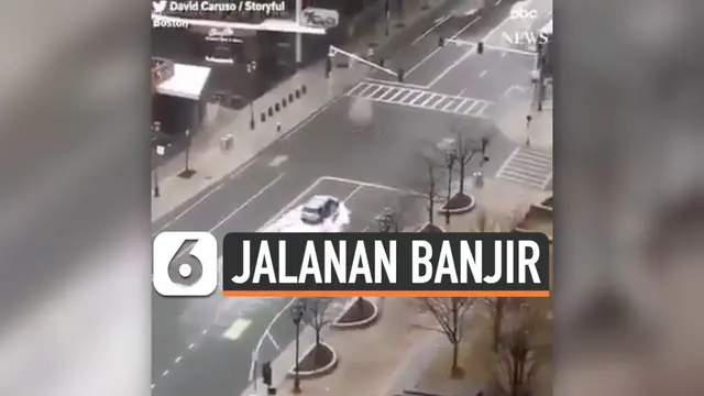 Hujan melanda negara Switzerland sehingga menyebabkan beberapa area terkena banjir. Namun, air banjir di negara ini terlihat begitu jernih.