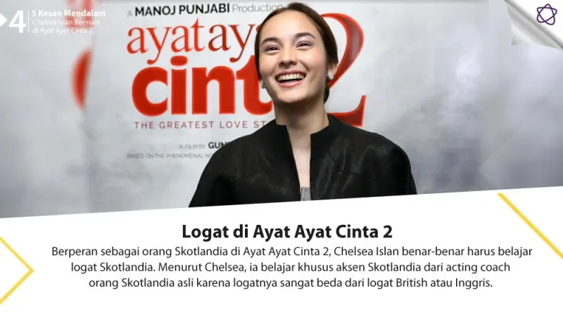 5 Kesan Mendalam Chelsea Islan Bermain di Ayat Ayat Cinta 2.  (Digital Imaging: Nurman Abdul Hakim/Bintang.com)