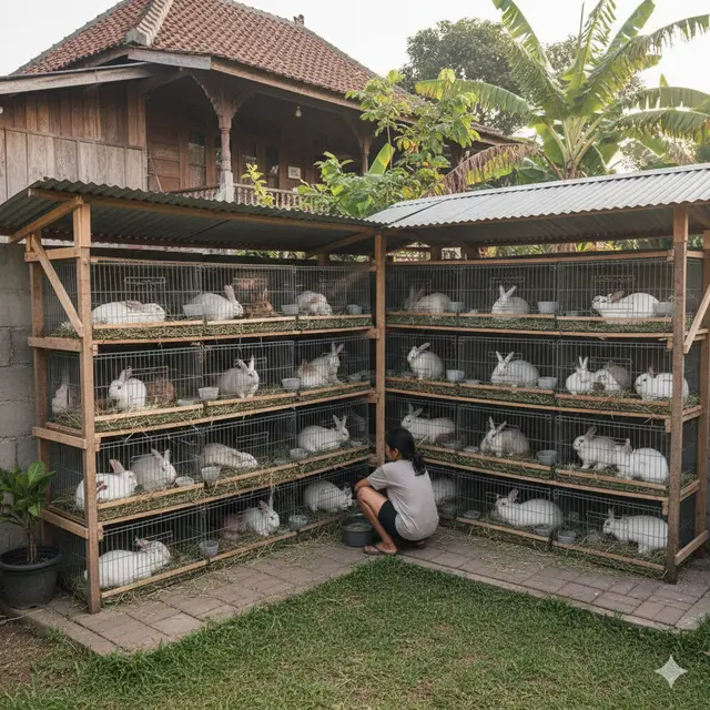 Ternak Rumahan yang Cocok untuk Pemula dan Lahan Terbatas (Foto: Gemini AI)