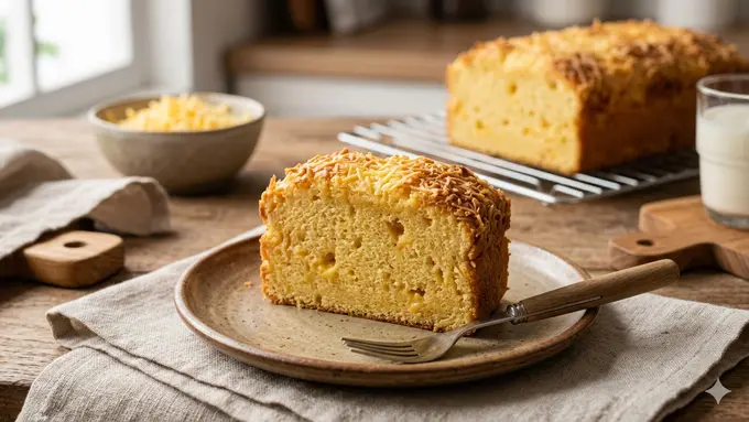 Resep Bolu Keju Cheddar Lembut dan Gurih