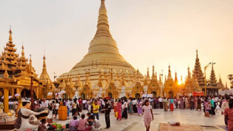 Objek wisata di Yangon (iStock)