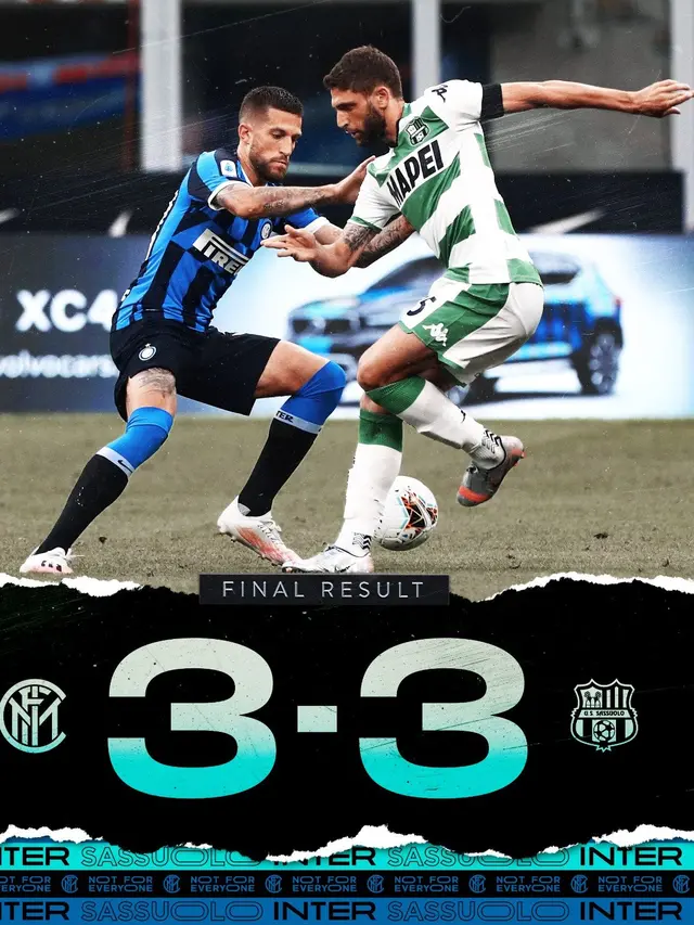 Inter Milan vs Sassuolo
