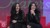 Duo Serigala saat menghadiri acara Dear Haters di SCTV Tower, Jakarta, Kamis (14/4/2016). (Liputan6.com/Angga Yuniar)