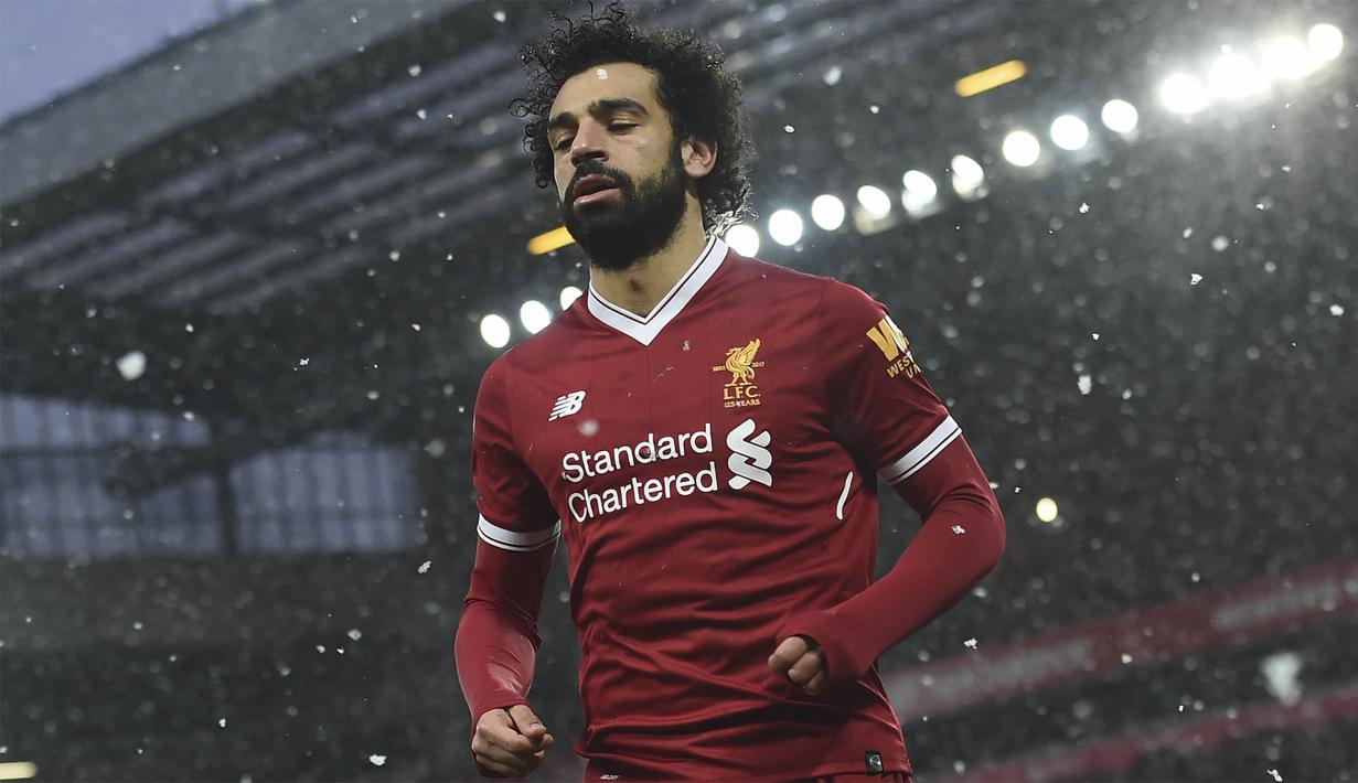 1.  Mohamed Salah (Liverpool) - 13 Gol. (AFP/Paul Ellis)