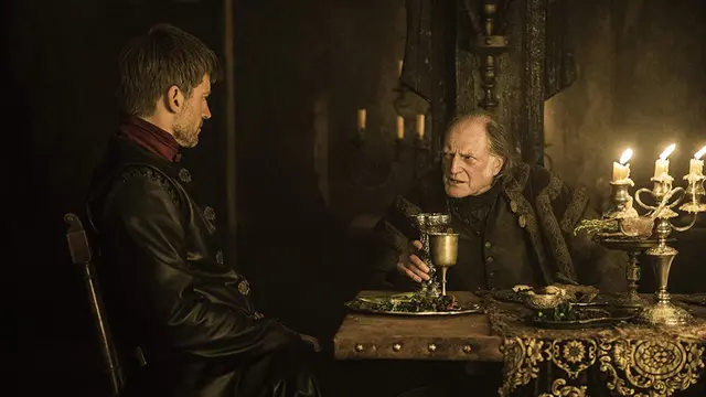 Walder Frey bersama Jaime Lannister (HBO via IMDb)