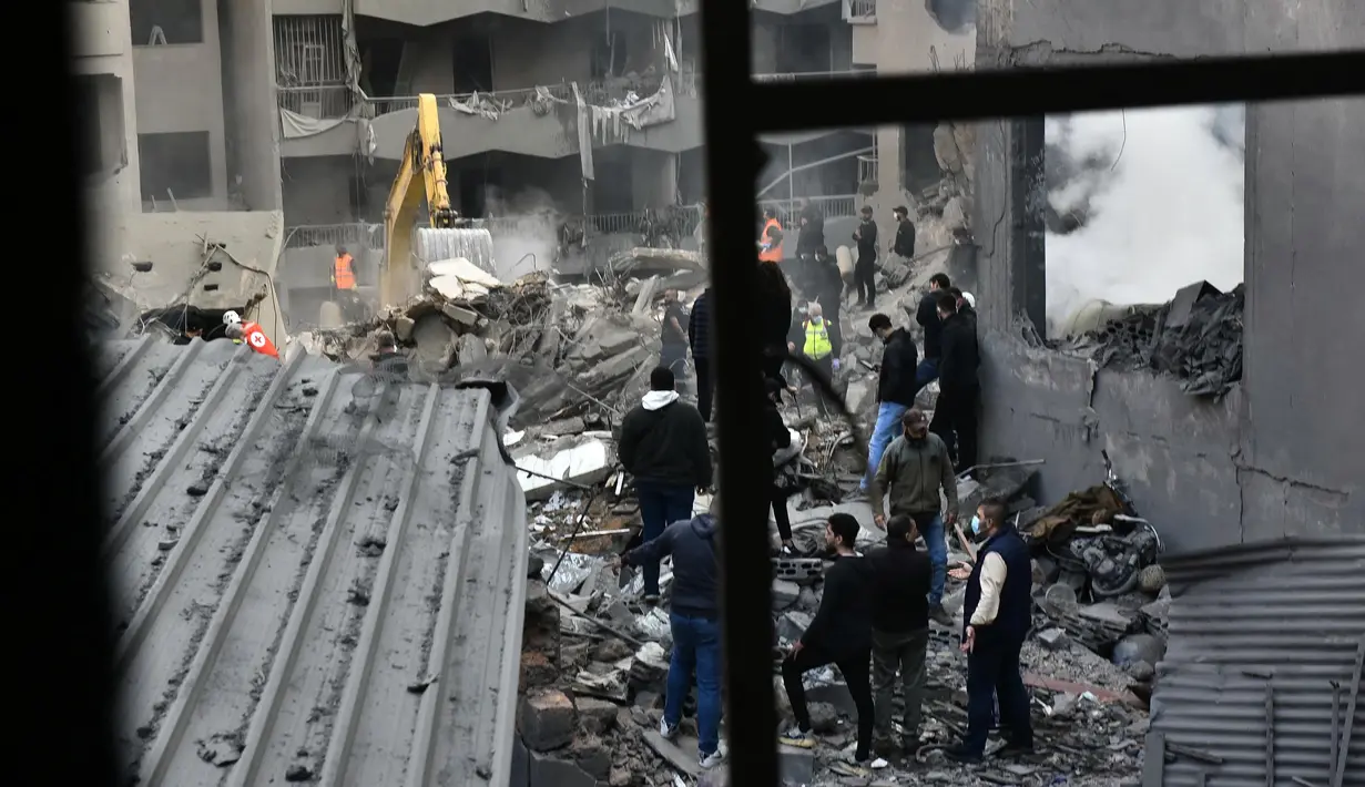 Hingga kini, serangan udara Israel di wilayah Lebanon telah menewaskan lebih dari 3.500 orang. (Fadel ITANI/AFP)
